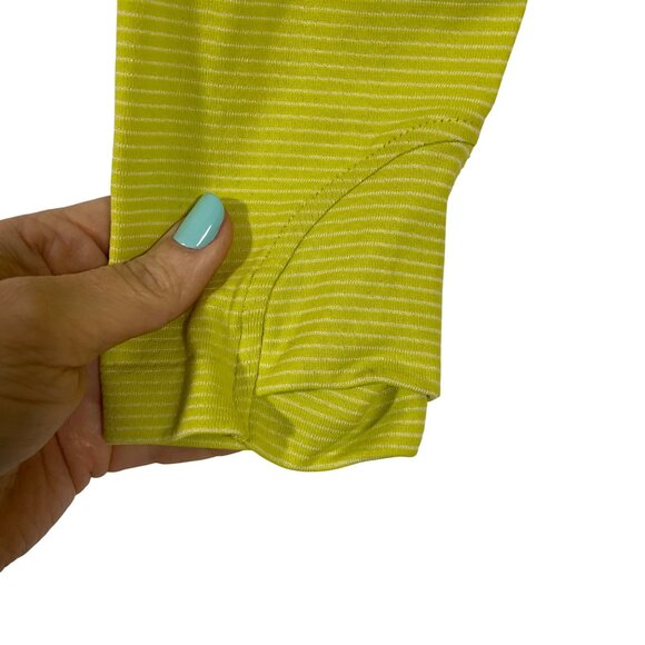 Athleta Momentum‎ Neon Green Top Size M - Picture 3 of 6
